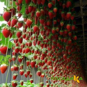 Клубника ампельная Анастасия купить по цене от 370р. в интернет-магазине «Посадика» с доставкой почтой в в Кадникове и по всей России – [изображение №1].